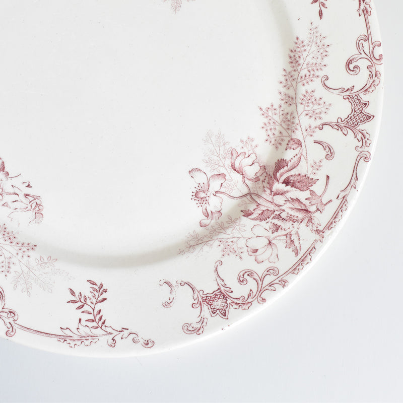 Antique Plate: Choisy-le-Roi Floréal
