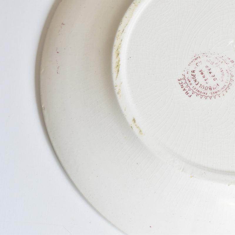 Antique Plate: Choisy-le-Roi Floréal