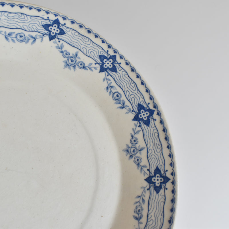 Antique Dessert Plate, Choisy-le-Roi, Lavoisier