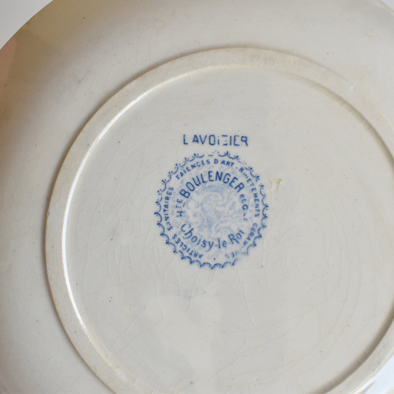 Antique Dessert Plate, Choisy-le-Roi, Lavoisier