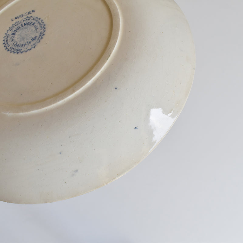 Antique Dessert Plate, Choisy-le-Roi, Lavoisier