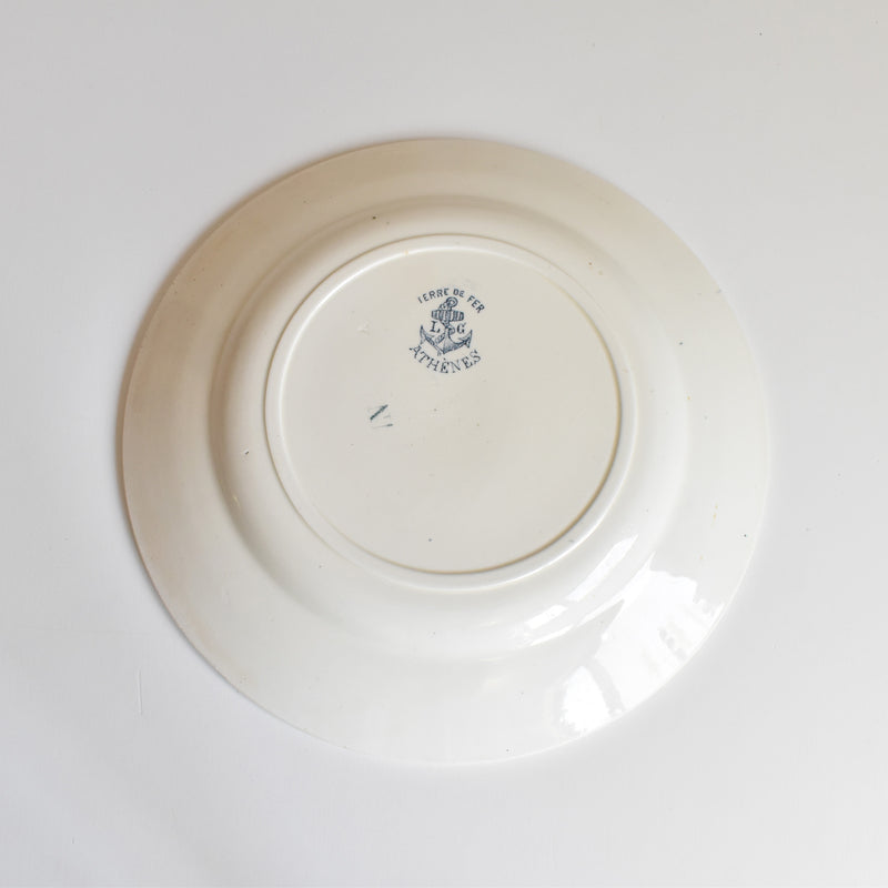 Antique plate Clairefontaine Athènes