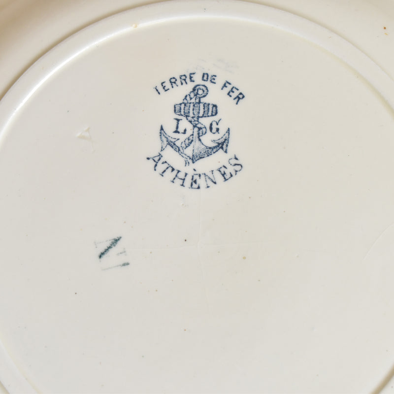 Antique plate Clairefontaine Athènes