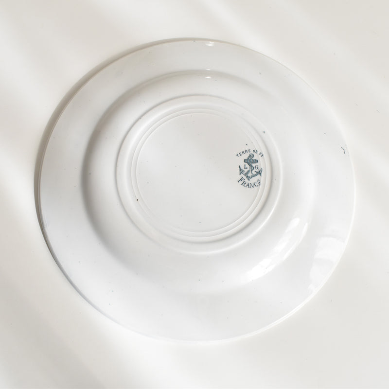 Antique Plate LG Clairefontaine France B
