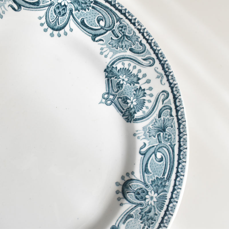 Antique plate LG Clairefontaine France C