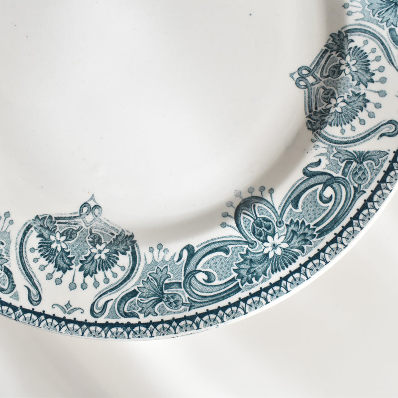 Antique plate LG Clairefontaine France C