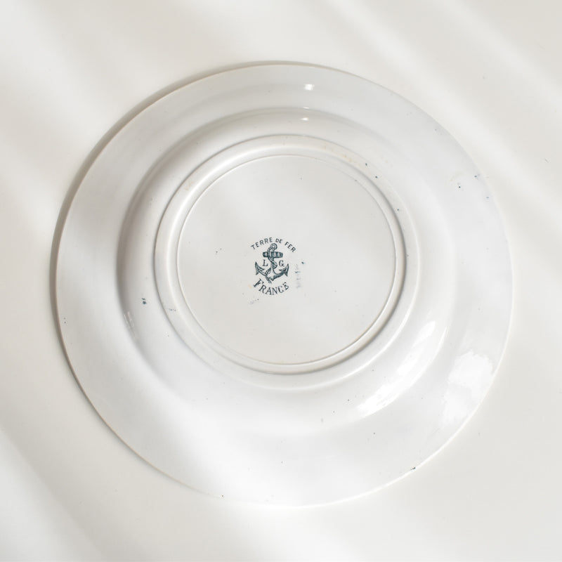 Antique Plate LG Clairfontaine France D