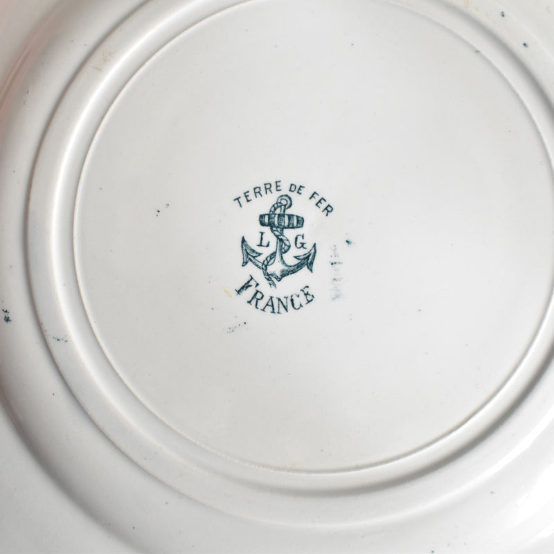 Antique Plate LG Clairfontaine France D