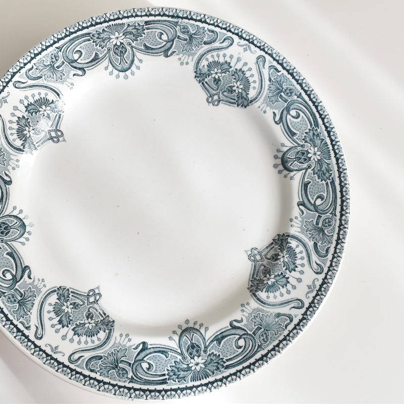 Antique Plate LG Clairefontaine France E