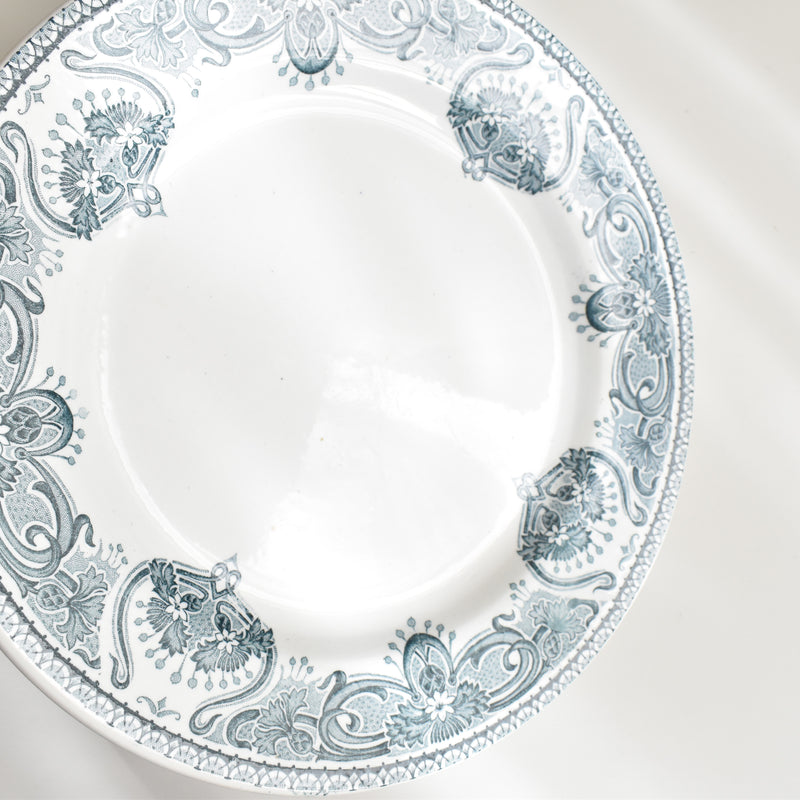 Antique Plate LG Clairefontaine France E