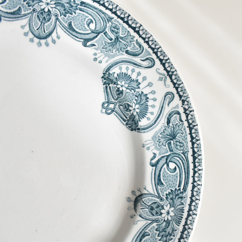 Antique Plate LG Clairefontaine France F
