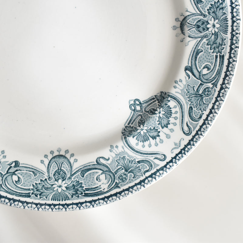 Antique Plate LG Clairefontaine France F