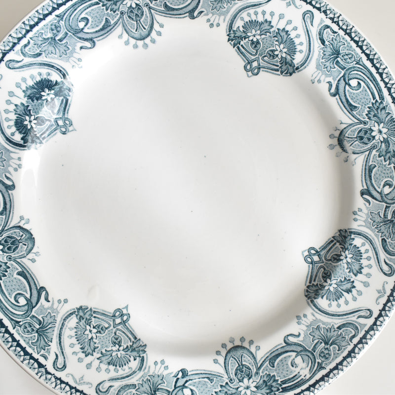 Antique Plate LG Clairefontaine France F