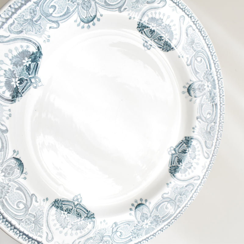 Antique Plate LG Clairefontaine France F