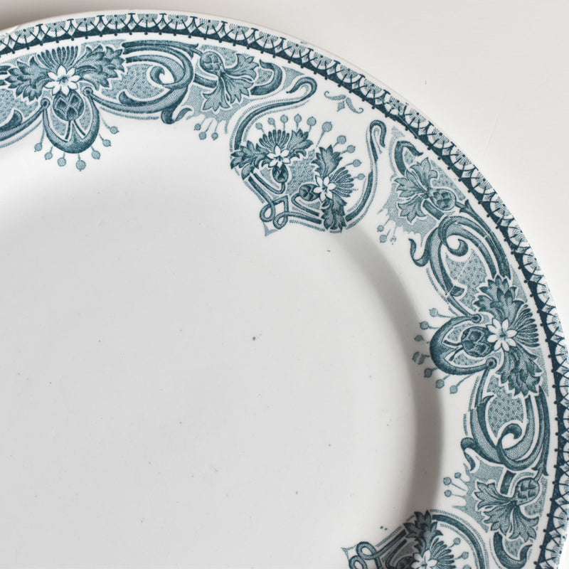 Antique plate LG Clairfontaine France G