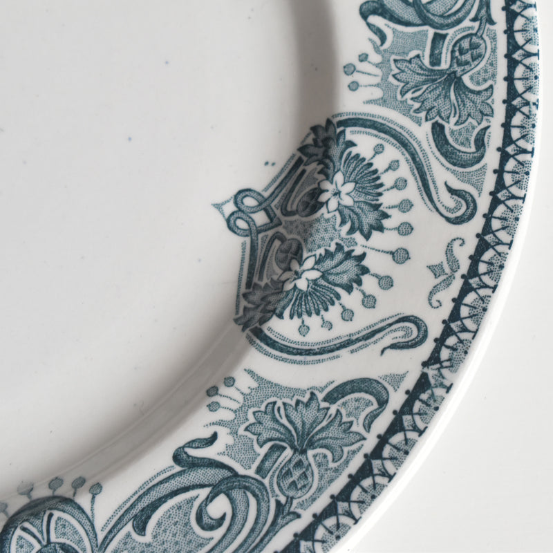 Antique plate LG Clairfontaine France G