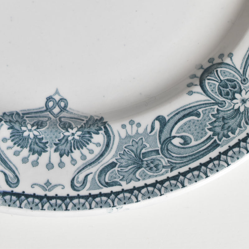 Antique plate LG Clairfontaine France G