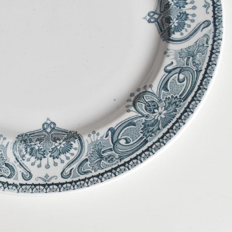 Antique plate LG Clairfontaine France G