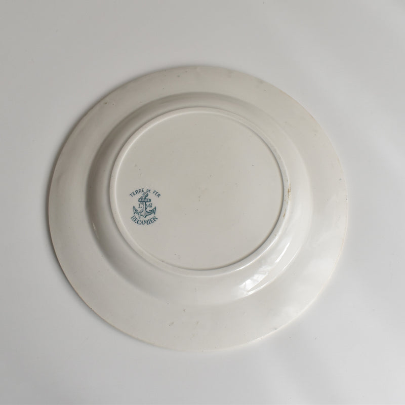 Antique Plate L&G Clairefontaine Récamier A