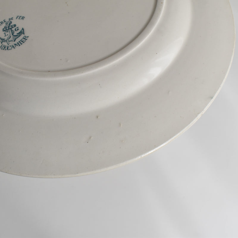 Antique Plate L&G Clairefontaine Récamier A