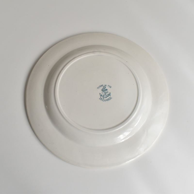 Antique Plate L&G Clairefontaine Récamier B