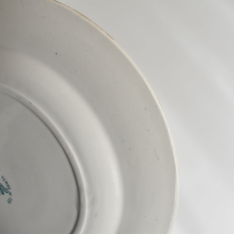 Antique Plate L&G Clairefontaine Récamier B