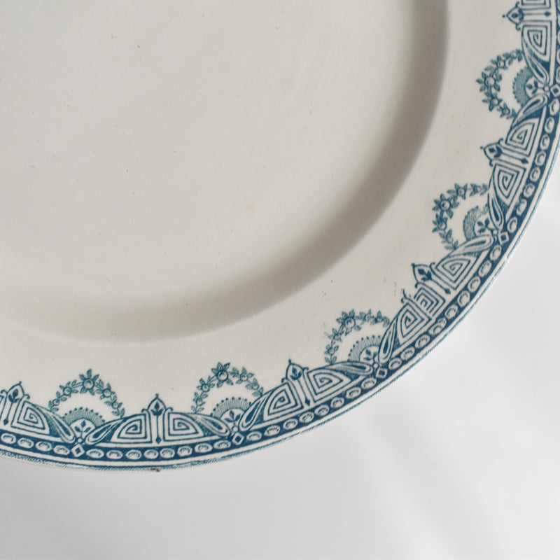 Antique Plate L&G Clairfontaine Récamier C