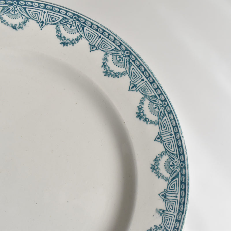 Antique Plate L&G Clairfontaine Récamier C