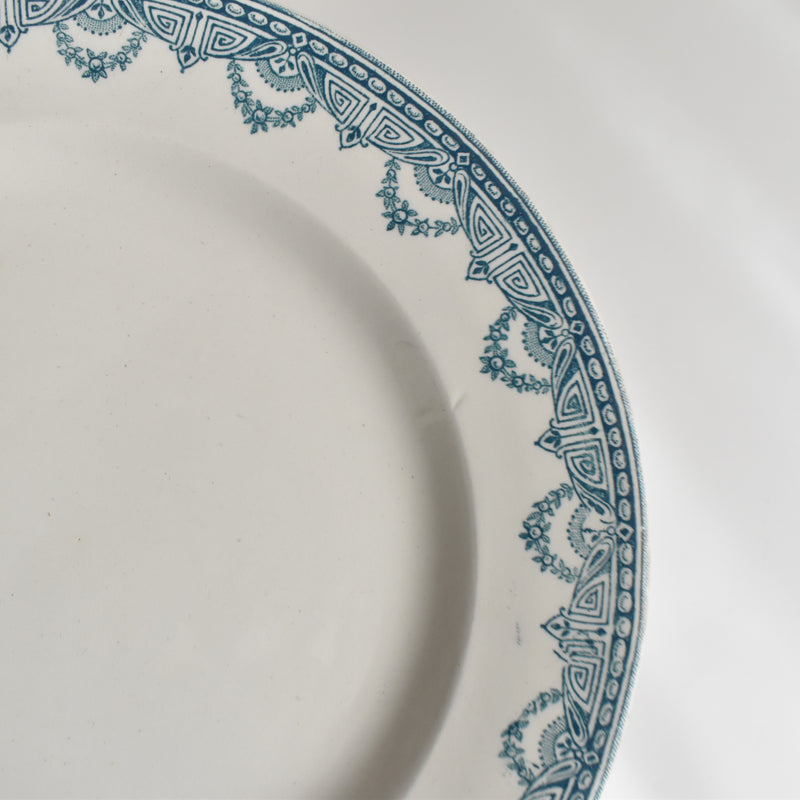 Antique Plate L&G Clairfontaine Récamier C