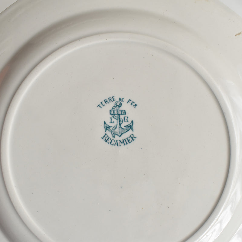 Antique Plate L&G Clairfontaine Récamier C