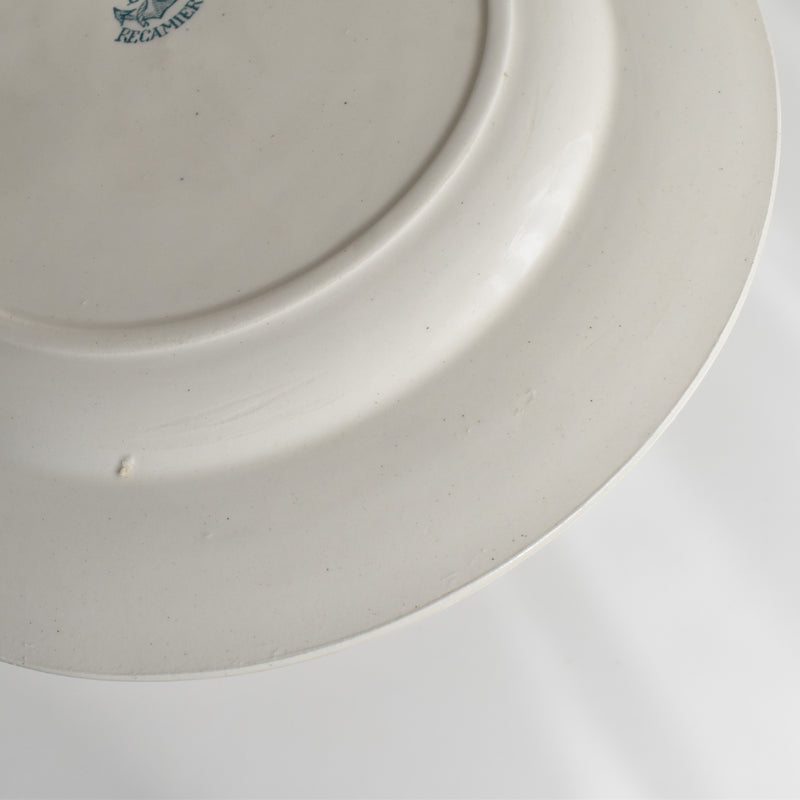 Antique Plate L&G Clairfontaine Récamier C
