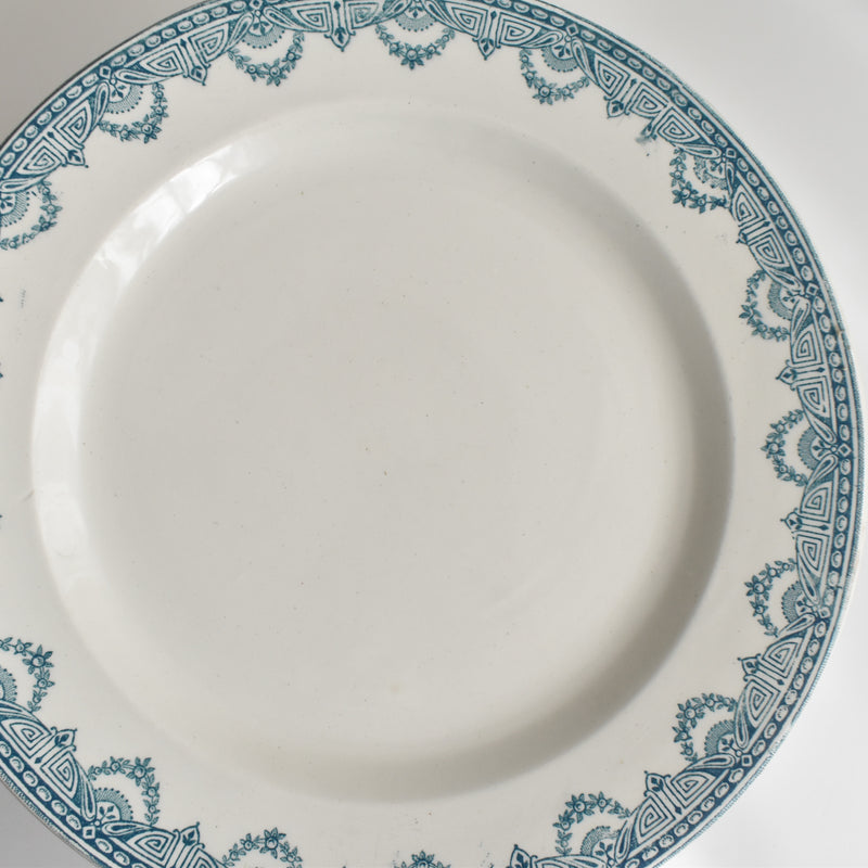 Antique Plate L&G Clairfontaine Récamier C