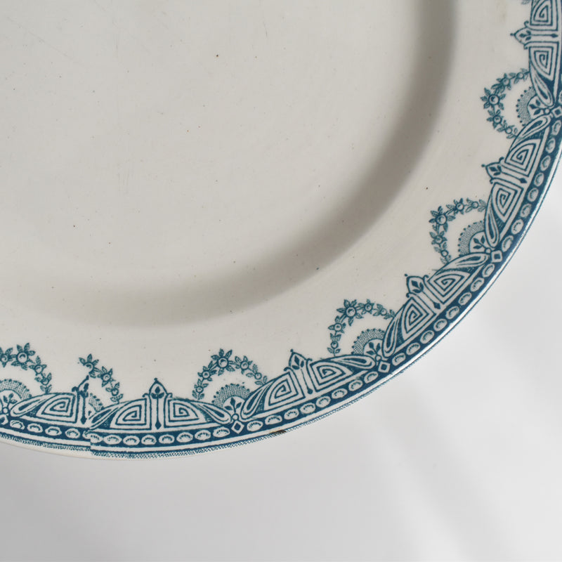 Antique Plate L&G Clairfontaine Récamier D