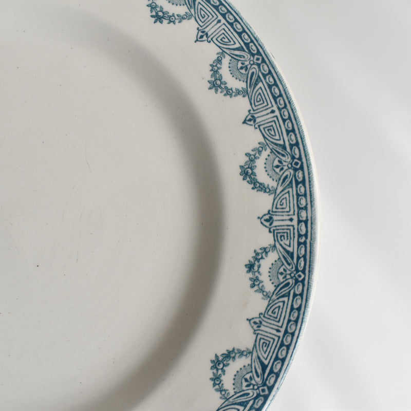 Antique Plate L&G Clairfontaine Récamier D