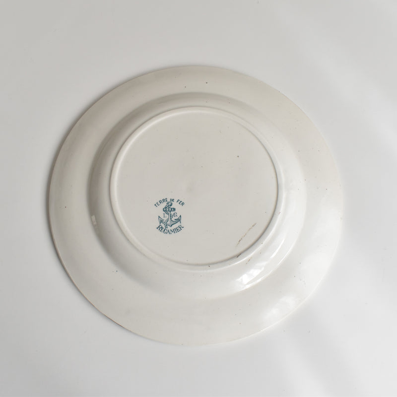 Antique Plate L&G Clairfontaine Récamier D