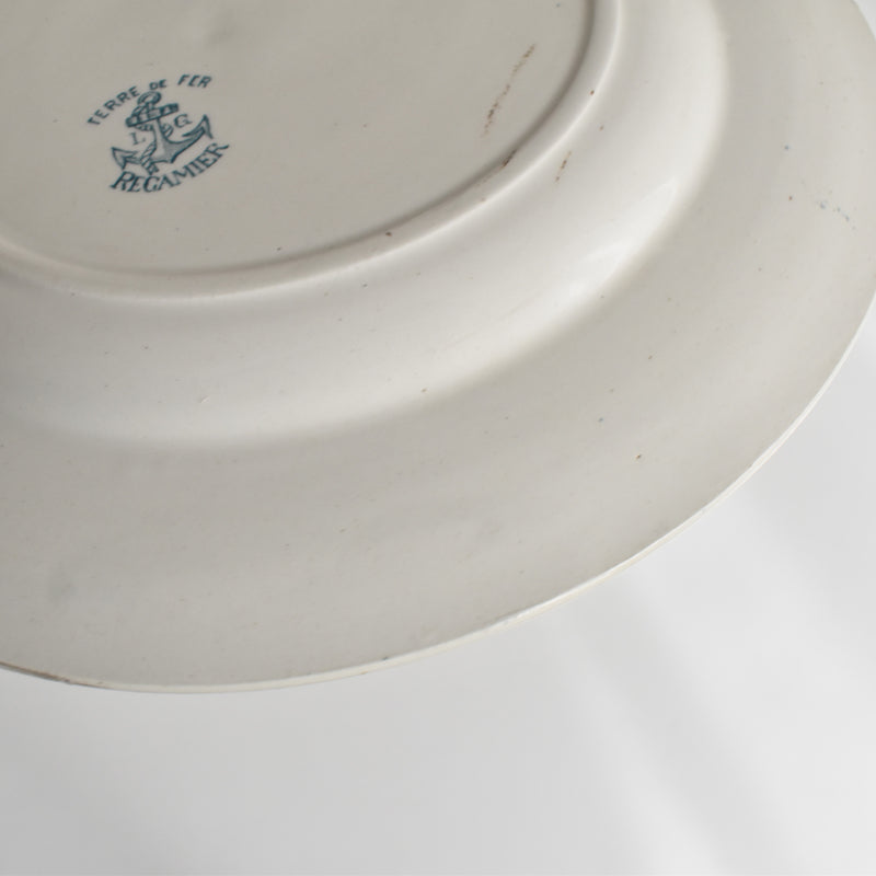 Antique Plate L&G Clairfontaine Récamier D