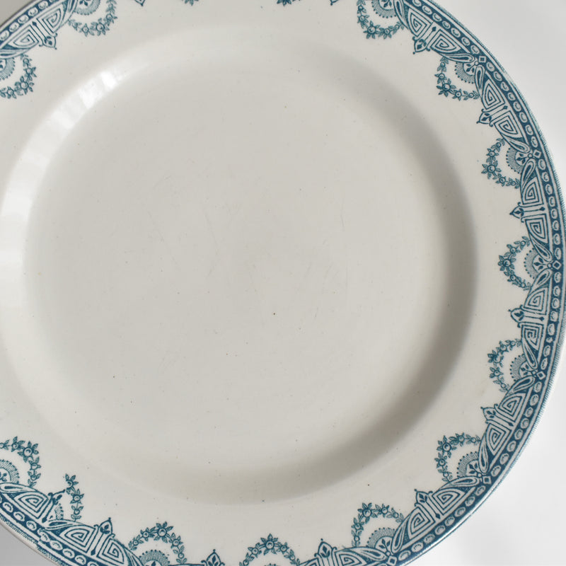Antique Plate L&G Clairfontaine Récamier D
