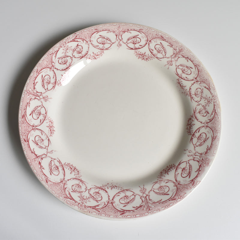 Antique Plate Creil et Montereau Dubarry A