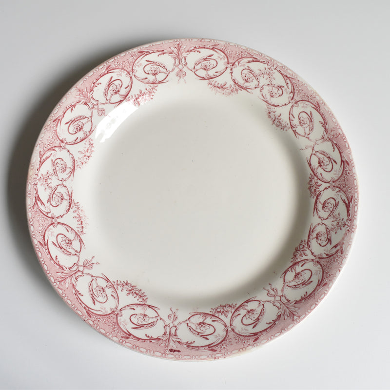 Antique Plate Creil et Montereau Dubarry B