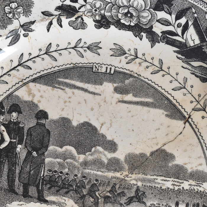 アンティーク絵皿 モントロー Austerlitz