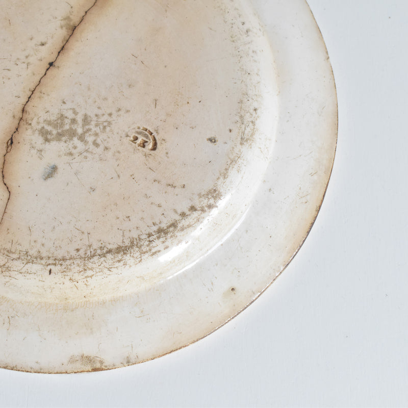 Antique Decorative Plate, Montereau, Austerlitz