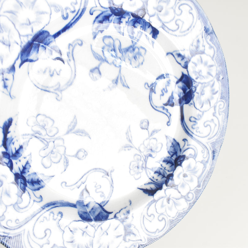 Antique plate Creil et Montereau Flora A
