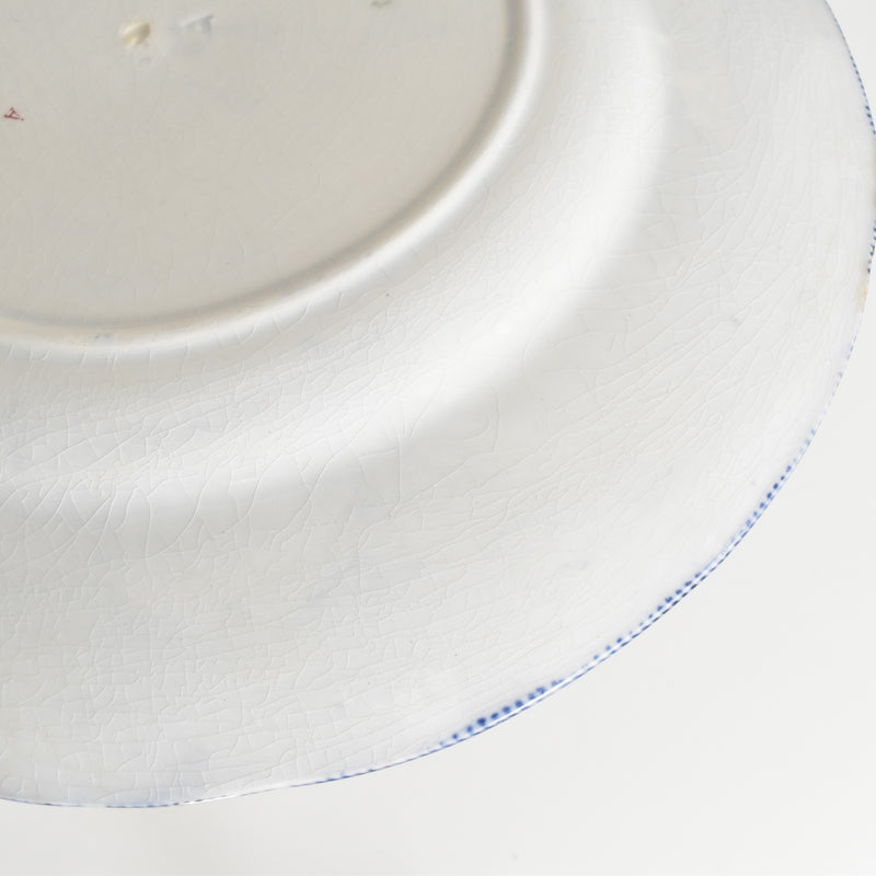 Antique Plate Creil-Montereau Flora C