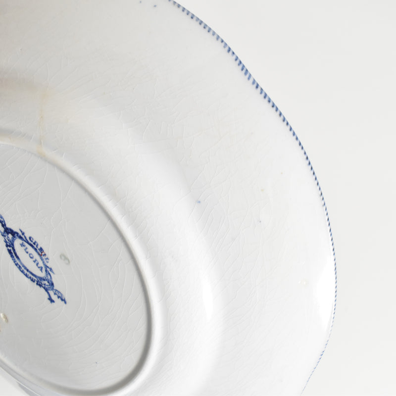 Antique Plate, Creil-Montereau, Flora F