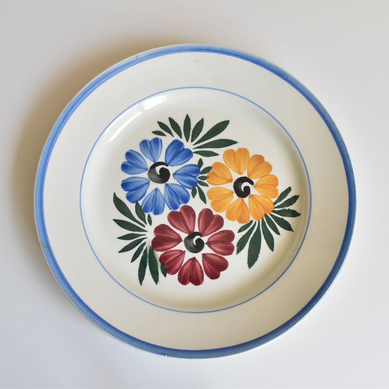 Vintage Plate HBCM Creil-Montereau Yvonne A