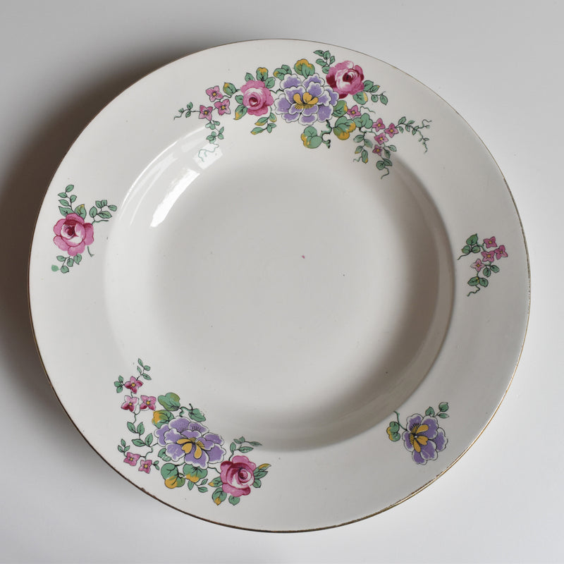 Vintage deep plate Digoin & Sarreguemines 3985 A