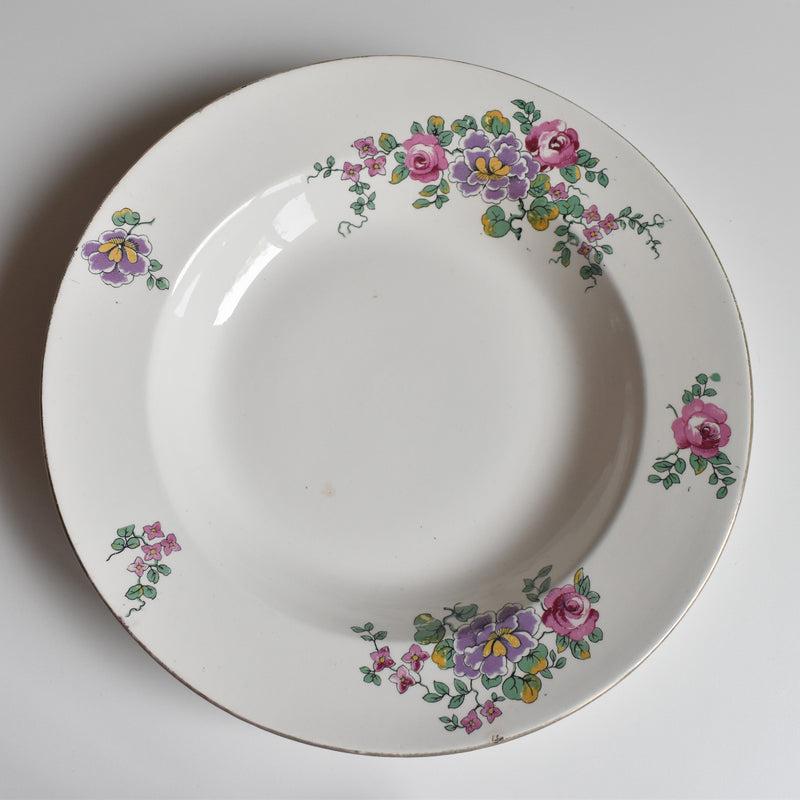 Vintage Deep Plate, Digoin & Sarreguemines 3985 B