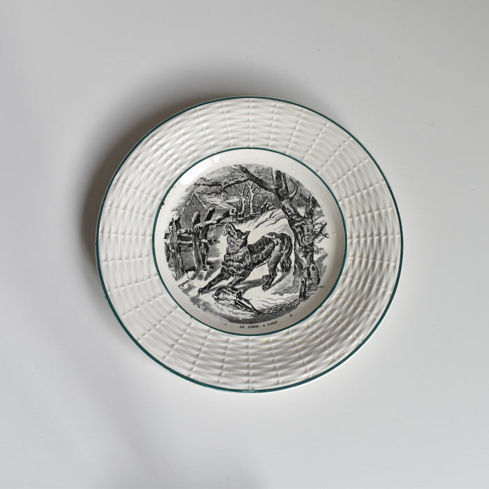 ヴィンテージデザートプレート ディゴワン＆サルグミンヌ la Chasse N7