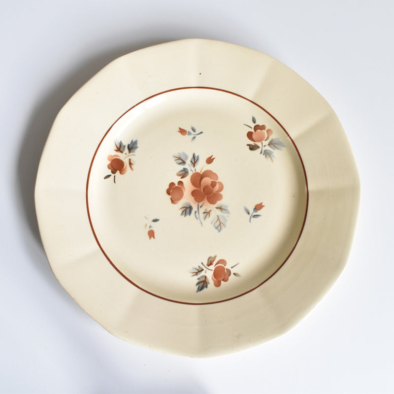 Vintage plate Digoin & Sarreguemines 9189 B