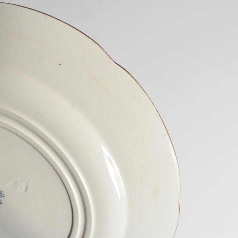 Antique Plate Gien Service Persan